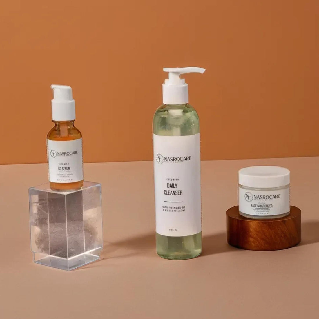 Three steps Glow Bundle skincare set